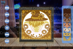 Highland Cow Floral Papercut SVG Bundle 1 - CraftNest - Digital Crafting and Art