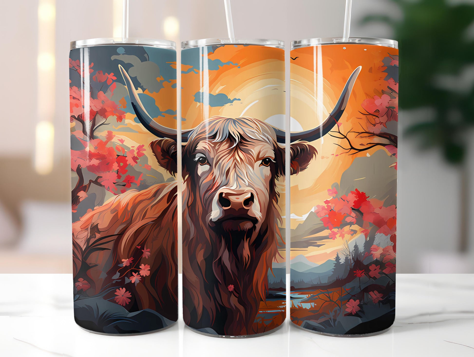 Highland Cow 1 Tumbler Wrap - CraftNest