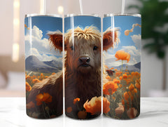 Highland Cow 1 Tumbler Wrap - CraftNest