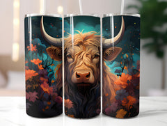 Highland Cow 1 Tumbler Wrap - CraftNest