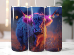 Highland Cow Easter 1 Tumbler Wrap - CraftNest