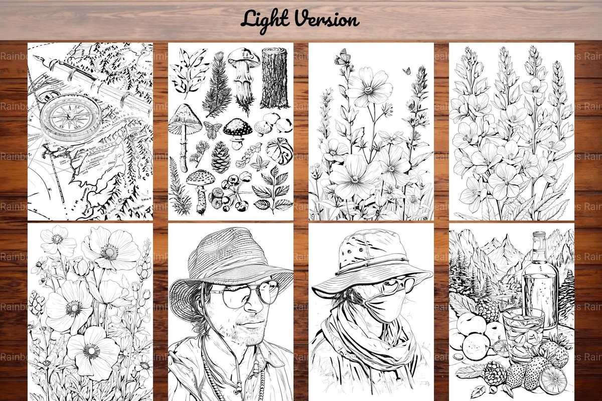 Hiking Coloring Books - CraftNest - Digital Crafting and Art