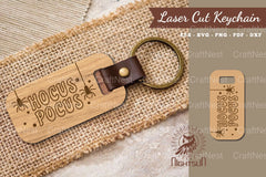 Hocus Pocus Laser Cut Keychain Design Bundle - CraftNest - Digital Crafting and Art
