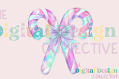 Pink Hollow Candy Canes Clipart Bundle - CraftNest - Digital Crafting and Art