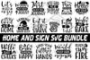 Home & Sign SVG Bundle