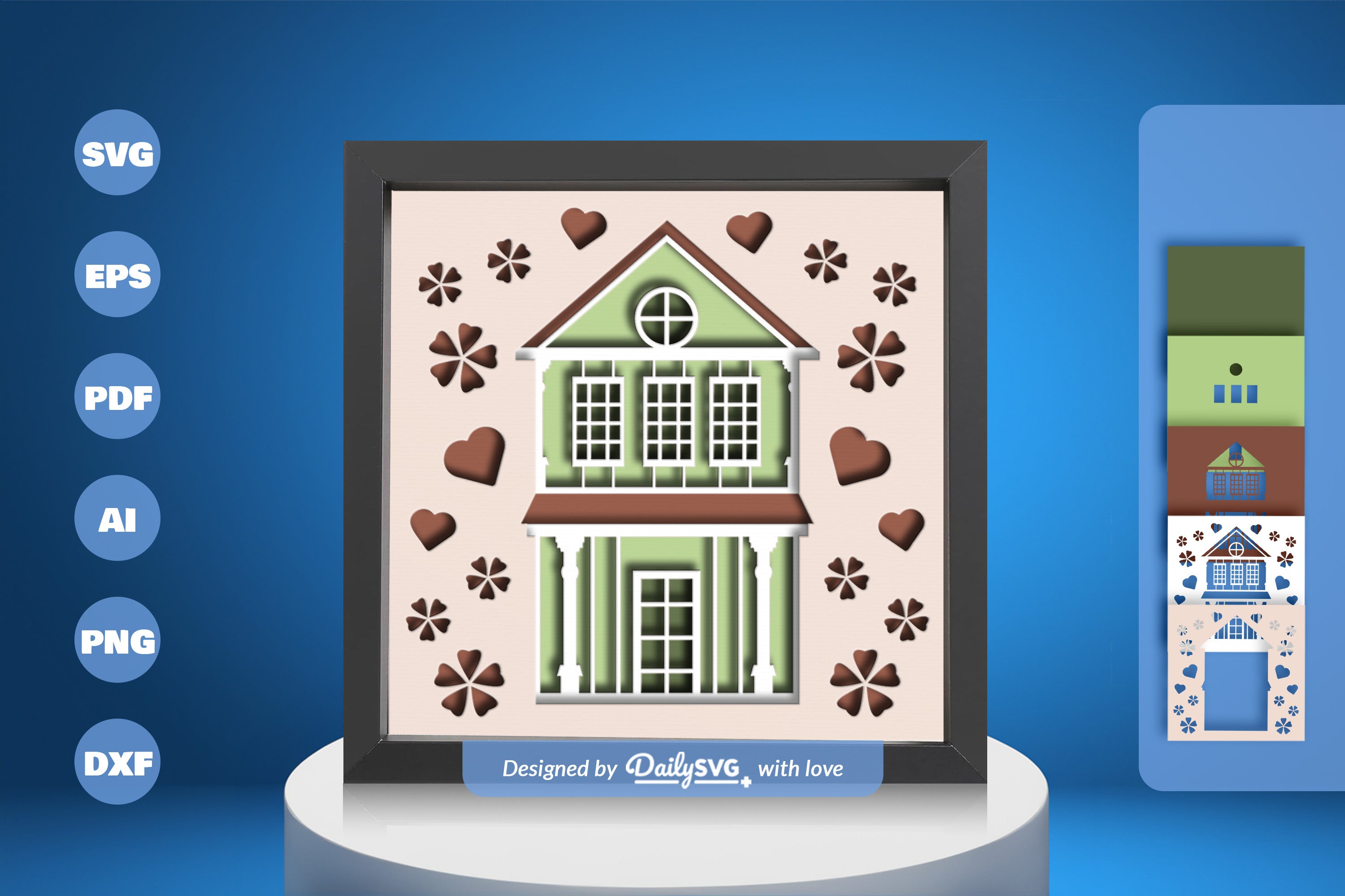 Home Sweet Papercut SVG Bundle