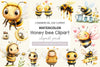 Honeybee Bee Clipart Bundle