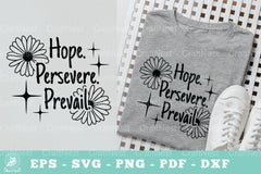 Hope, Persevere, Prevail Motivational SVG Bundle - CraftNest - Digital Crafting and Art