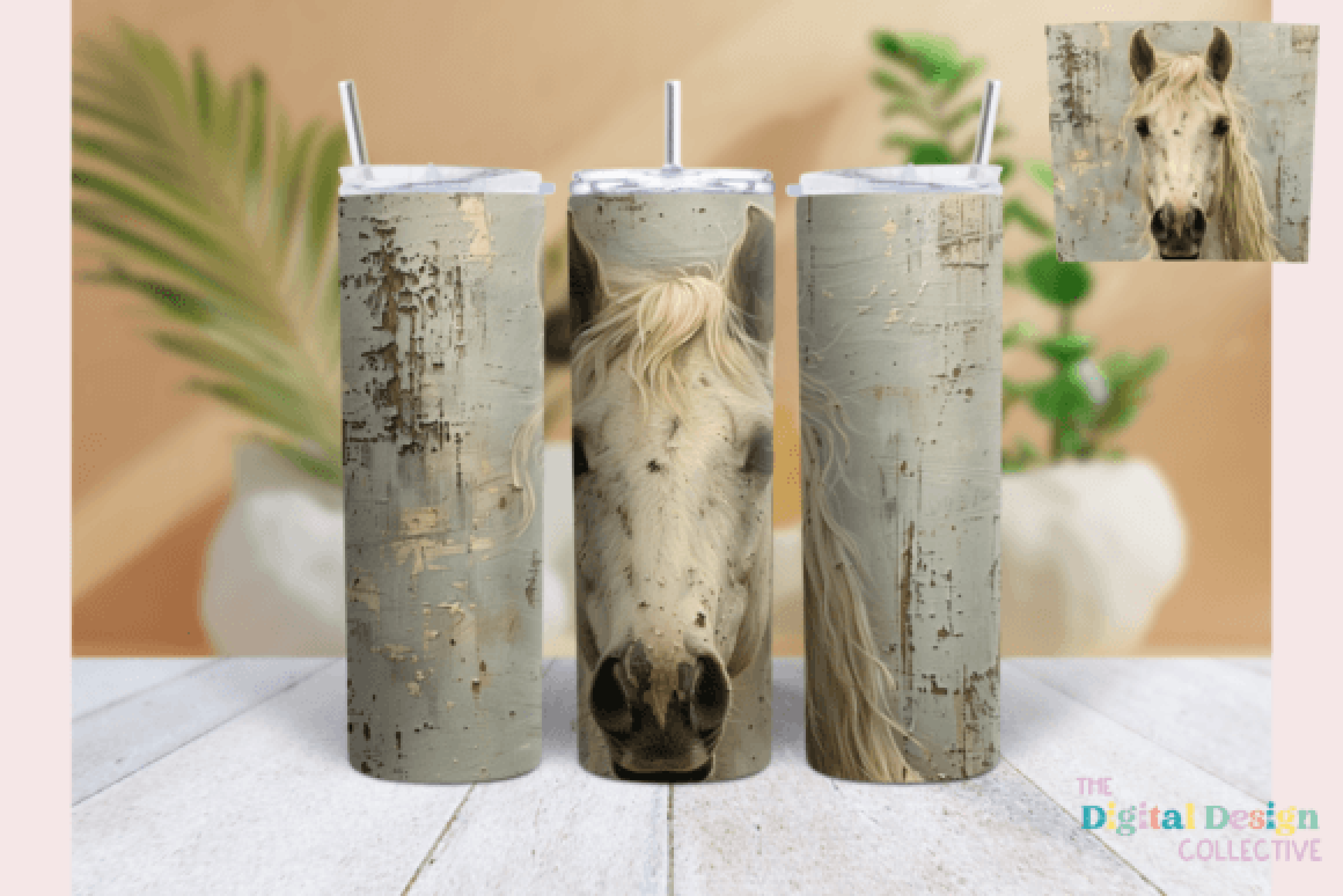 Stunning Horse Tumbler Wrap Bundle