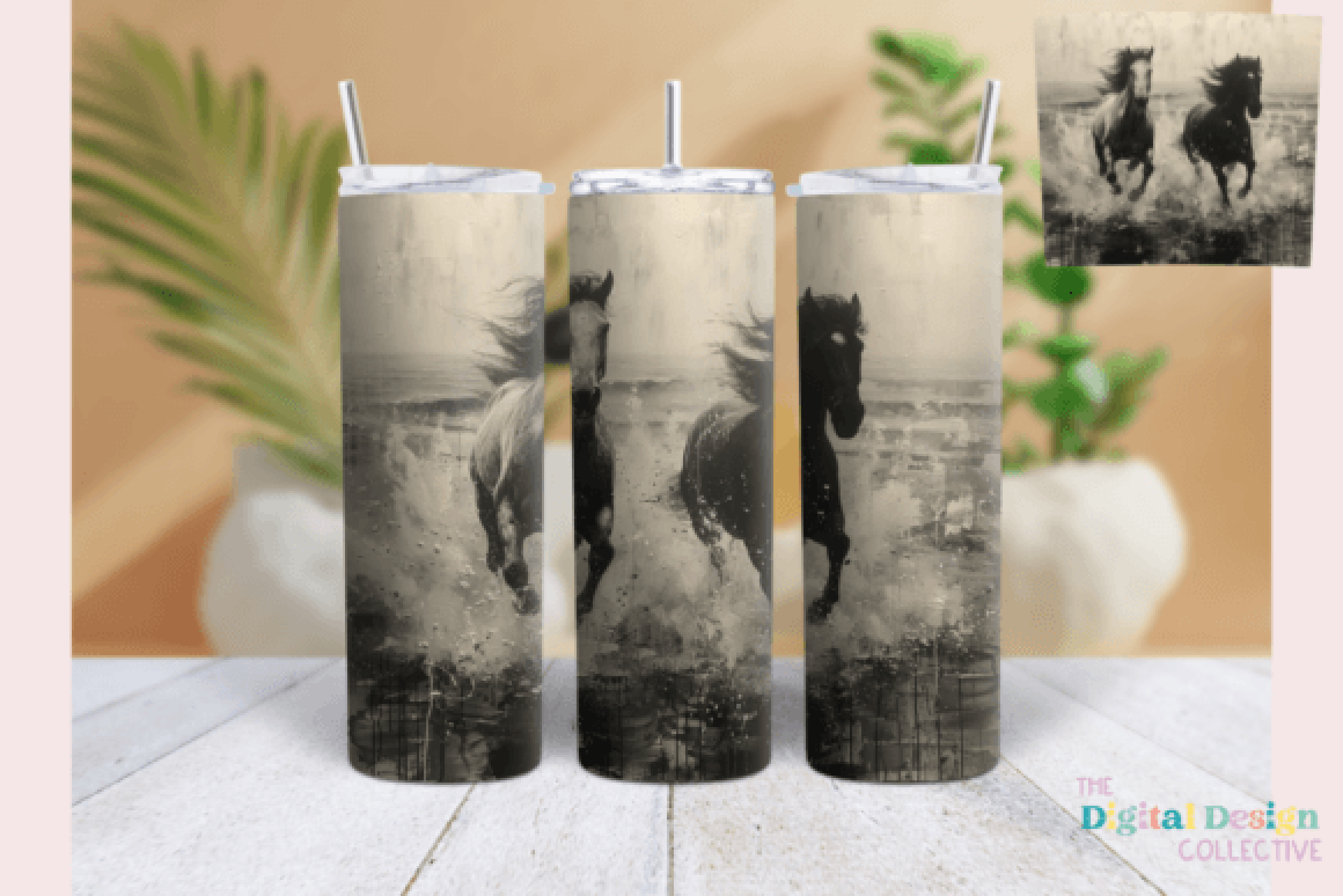 Stunning Horse Tumbler Wrap Bundle