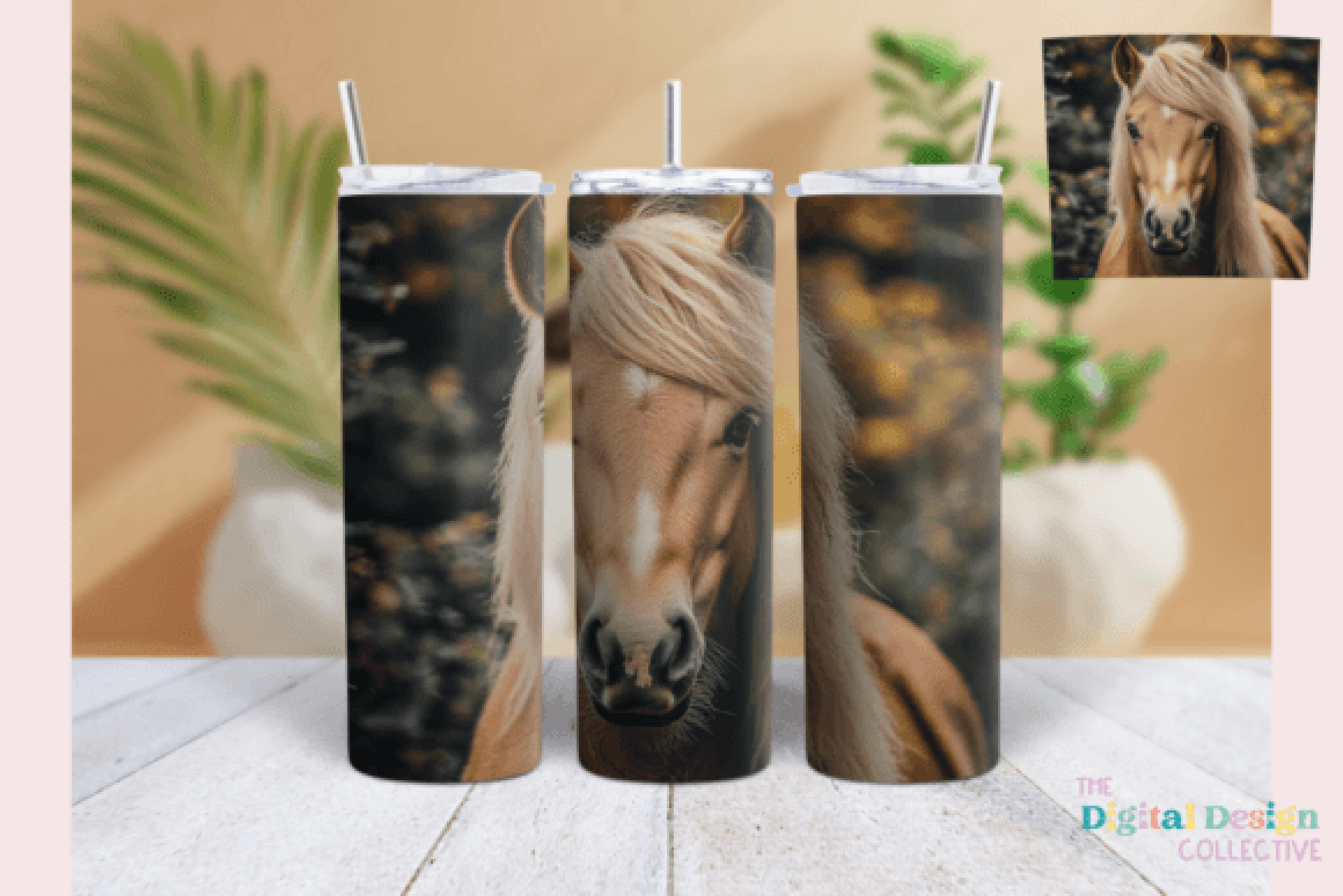 Boho Horse Tumbler Wrap Bundle