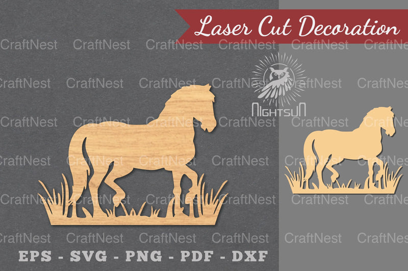Horse Laser Cut Decoration Bundle - CraftNest - Digital Crafting and Art