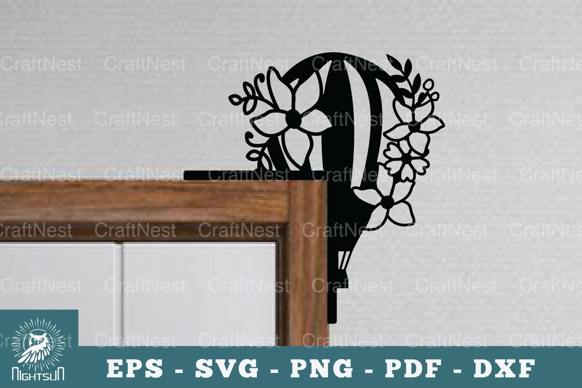Hot Air Balloon Door Corner Lasercut Clipart Bundle - CraftNest - Digital Crafting and Art