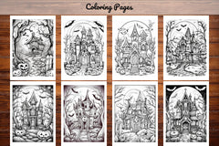 Haunted House Halloween Coloring Book - CraftNest - Digital Crafting and Art