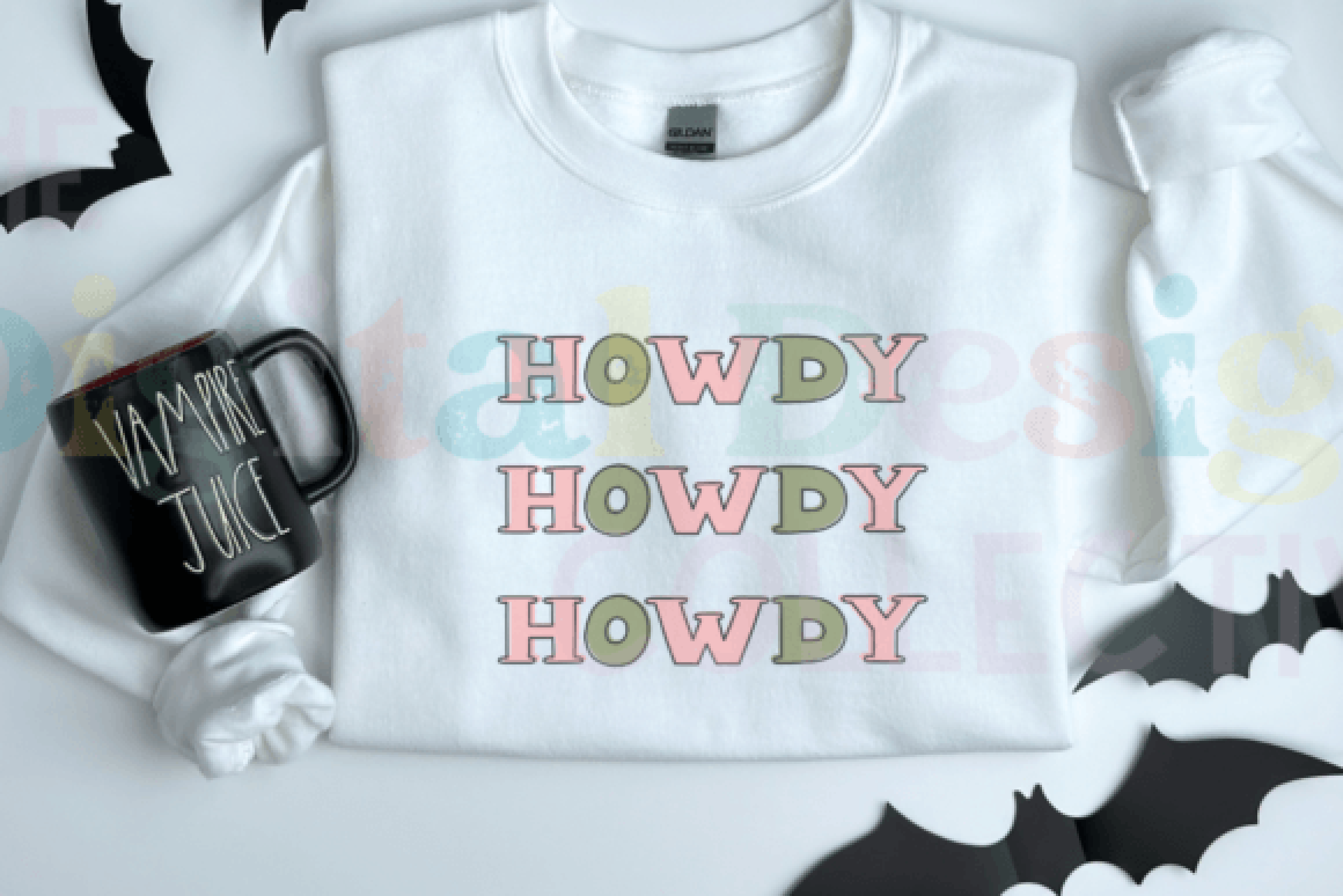 Howdy Boho Western T-Shirt Design Bundle