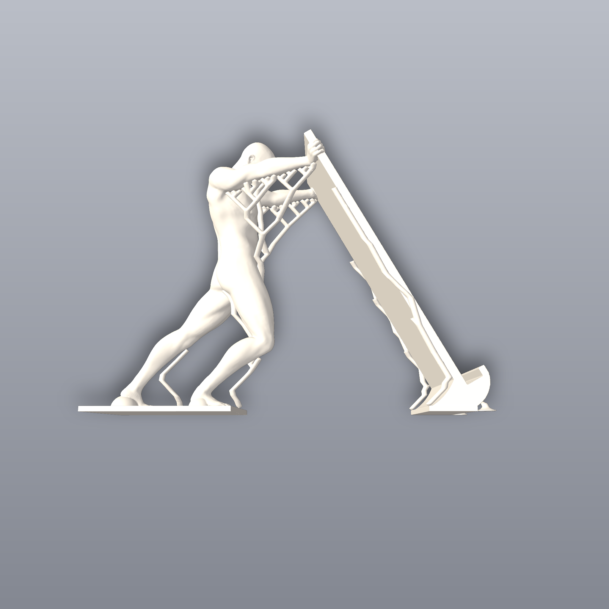 Human Stand 3D Print STL File