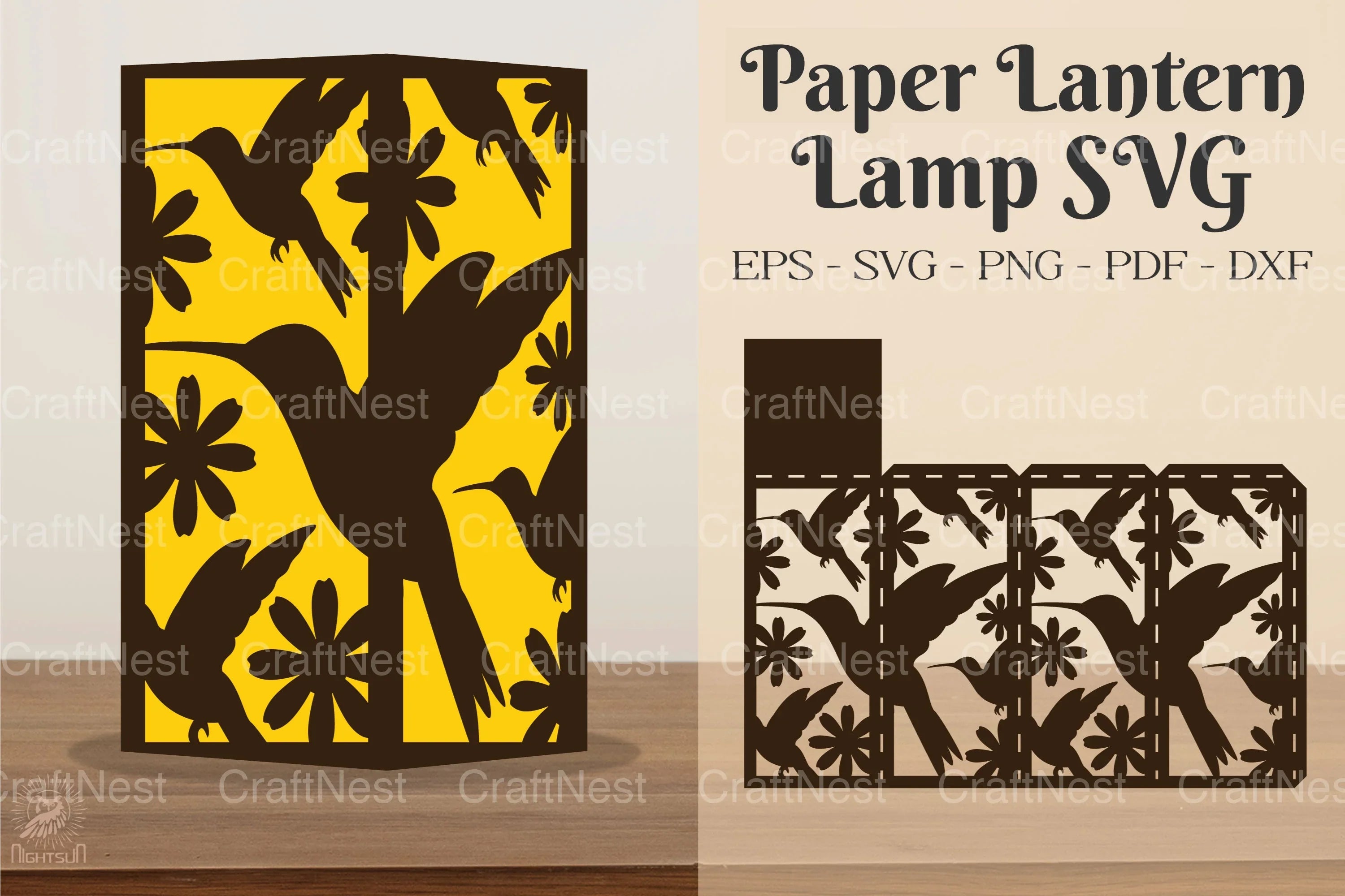 Hummingbird Lamp Clipart Bundle - CraftNest - Digital Crafting and Art