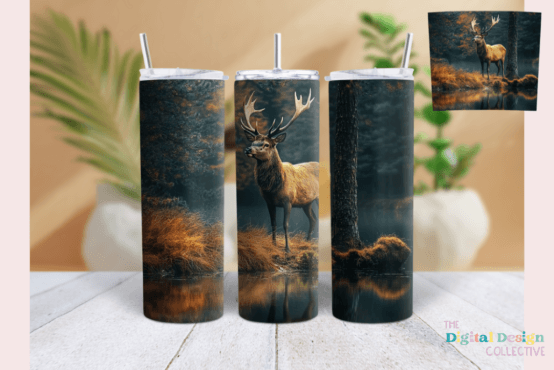 Hunting Deer Tumbler Wrap Bundle