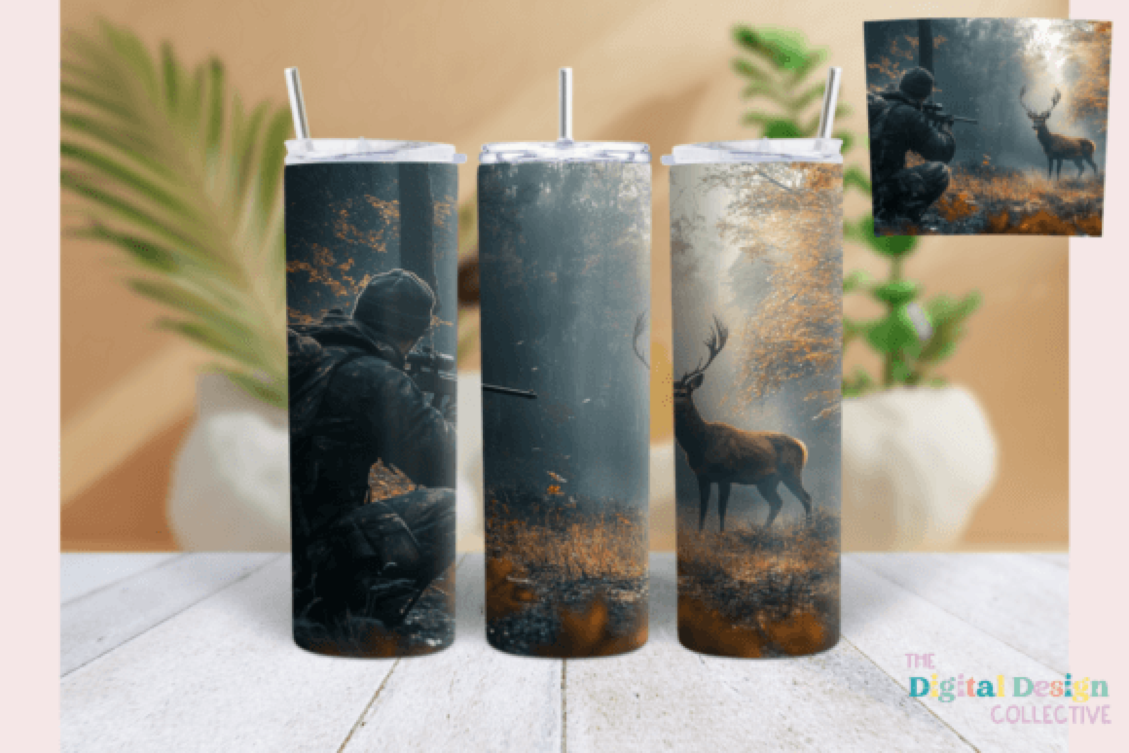 Deer Hunting Tumbler Wrap Bundle