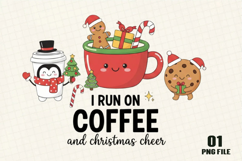 Coffee & Christmas Cheer Clipart Bundle - CraftNest - Digital Crafting and Art