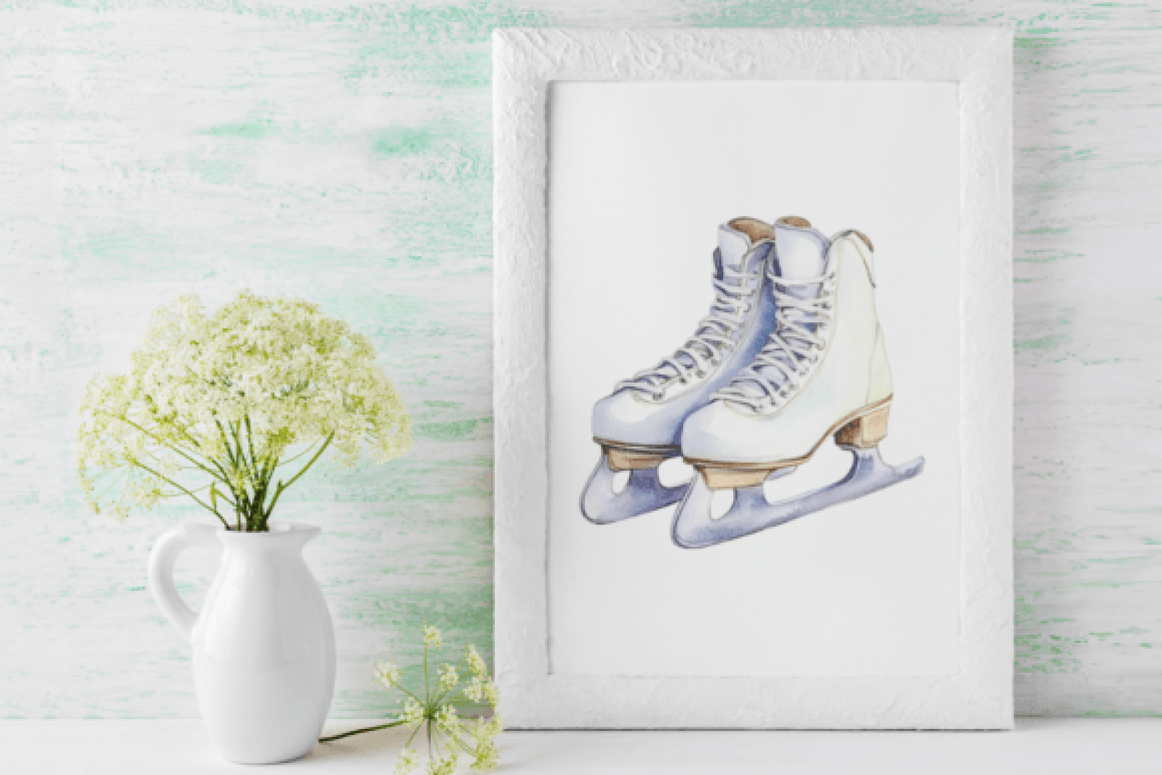 Ice Skating Clipart Bundle