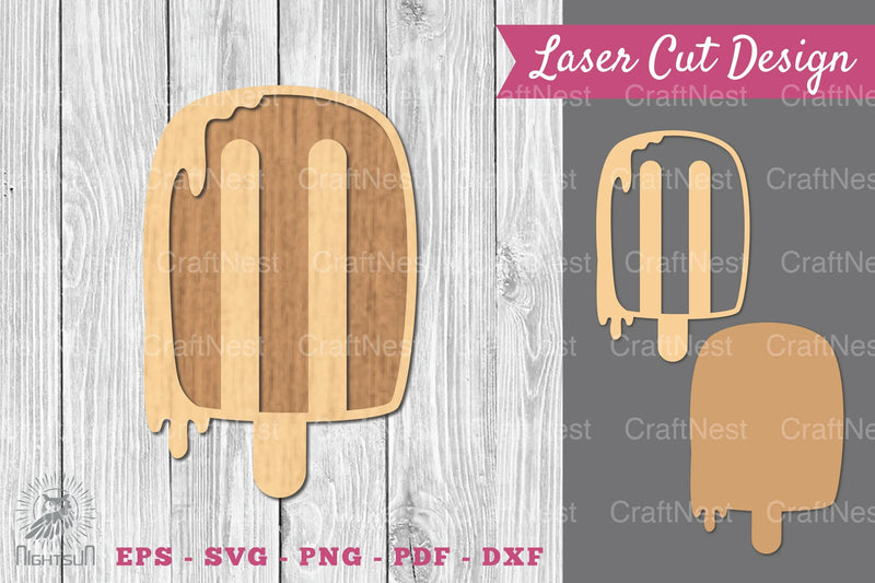 Ice Cream Laser Cut Decoration Clipart Bundle - CraftNest - Digital Crafting and Art