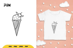 Ice Cream SVG Bundle - CraftNest - Digital Crafting and Art