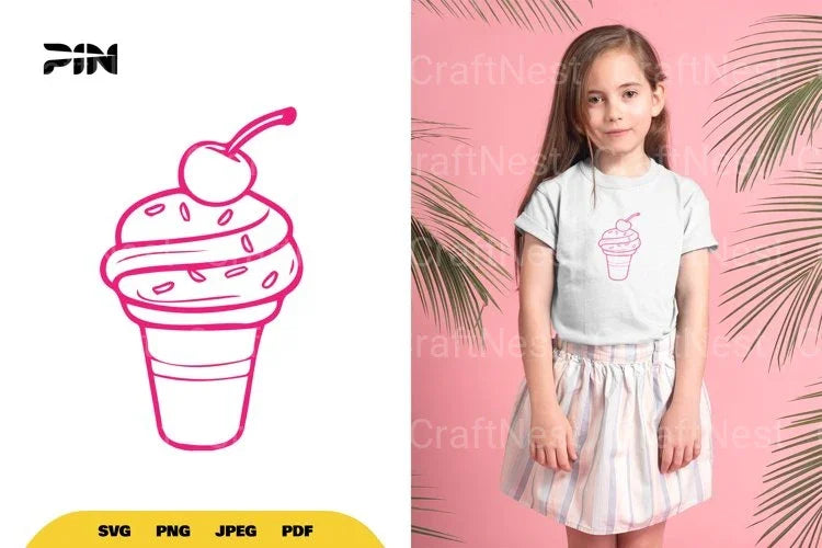 Ice Cream SVG Bundle - CraftNest - Digital Crafting and Art