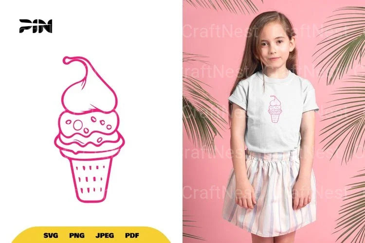 Ice Cream SVG Bundle - CraftNest - Digital Crafting and Art