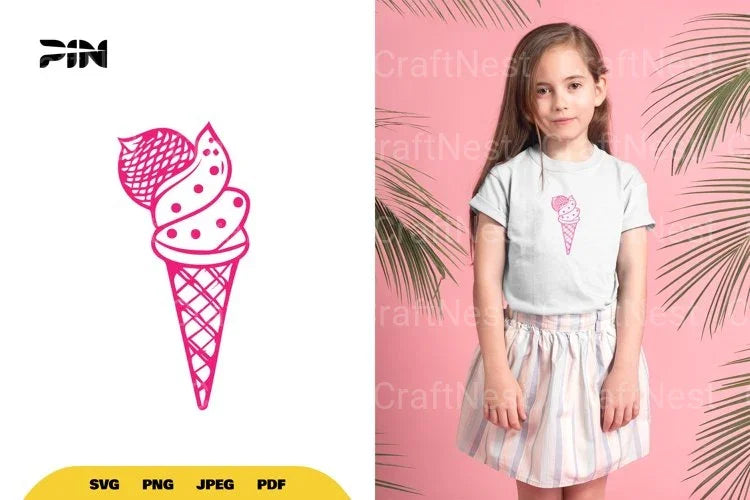Ice Cream SVG Bundle - CraftNest - Digital Crafting and Art