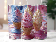 Ice Cream 5 Tumbler Wrap - CraftNest - Digital Crafting and Art