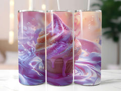 Ice Cream 2 Tumbler Wrap - CraftNest - Digital Crafting and Art