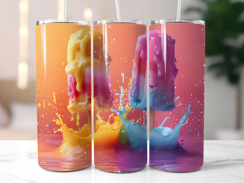 Ice Cream 5 Tumbler Wrap - CraftNest - Digital Crafting and Art