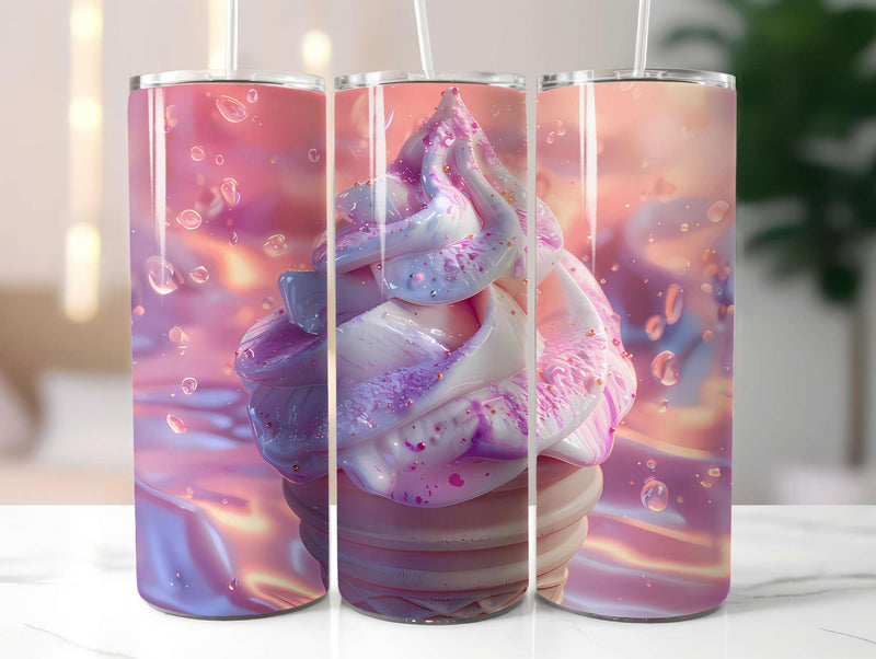 Ice Cream 1 Tumbler Wrap - CraftNest - Digital Crafting and Art