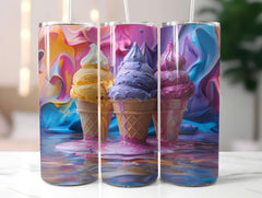 Ice Cream 3 Tumbler Wrap - CraftNest - Digital Crafting and Art