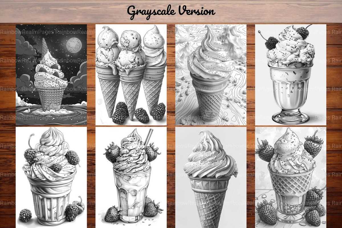 Ice Cream Summer Coloring Books - CraftNest - Digital Crafting and Art