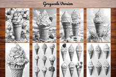 Ice Cream Summer Coloring Books - CraftNest - Digital Crafting and Art