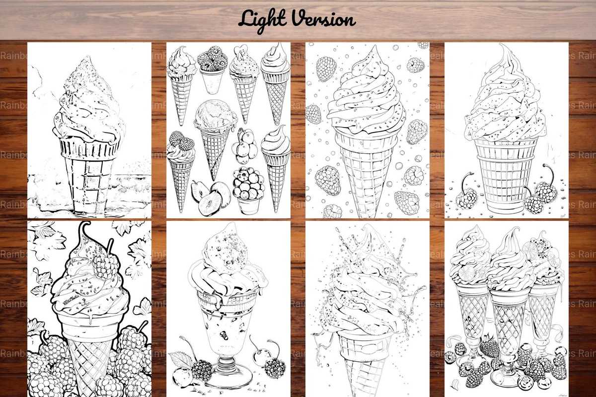 Ice Cream Summer Coloring Books - CraftNest - Digital Crafting and Art