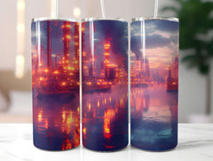 Industrial Summer 5 Tumbler Wrap - CraftNest - Digital Crafting and Art