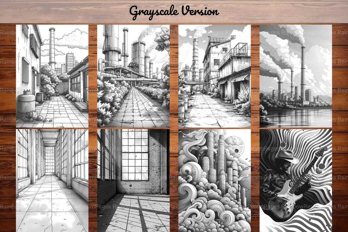 Industrial Summer Coloring Books - CraftNest - Digital Crafting and Art