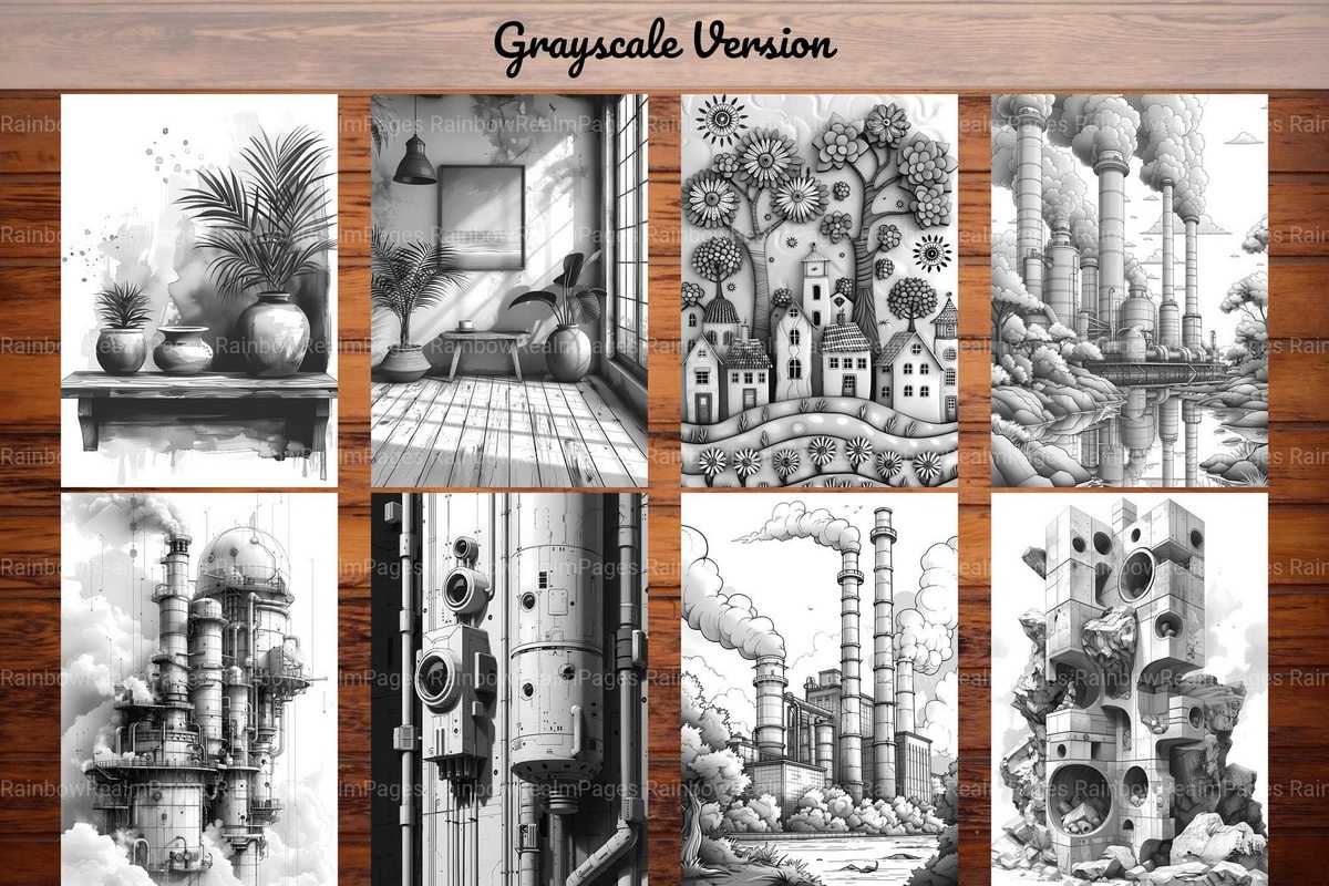 Industrial Summer Coloring Books - CraftNest - Digital Crafting and Art