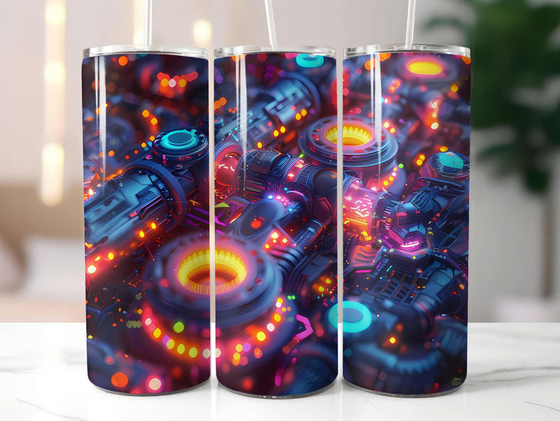 Industrial Summer 5 Tumbler Wrap - CraftNest - Digital Crafting and Art