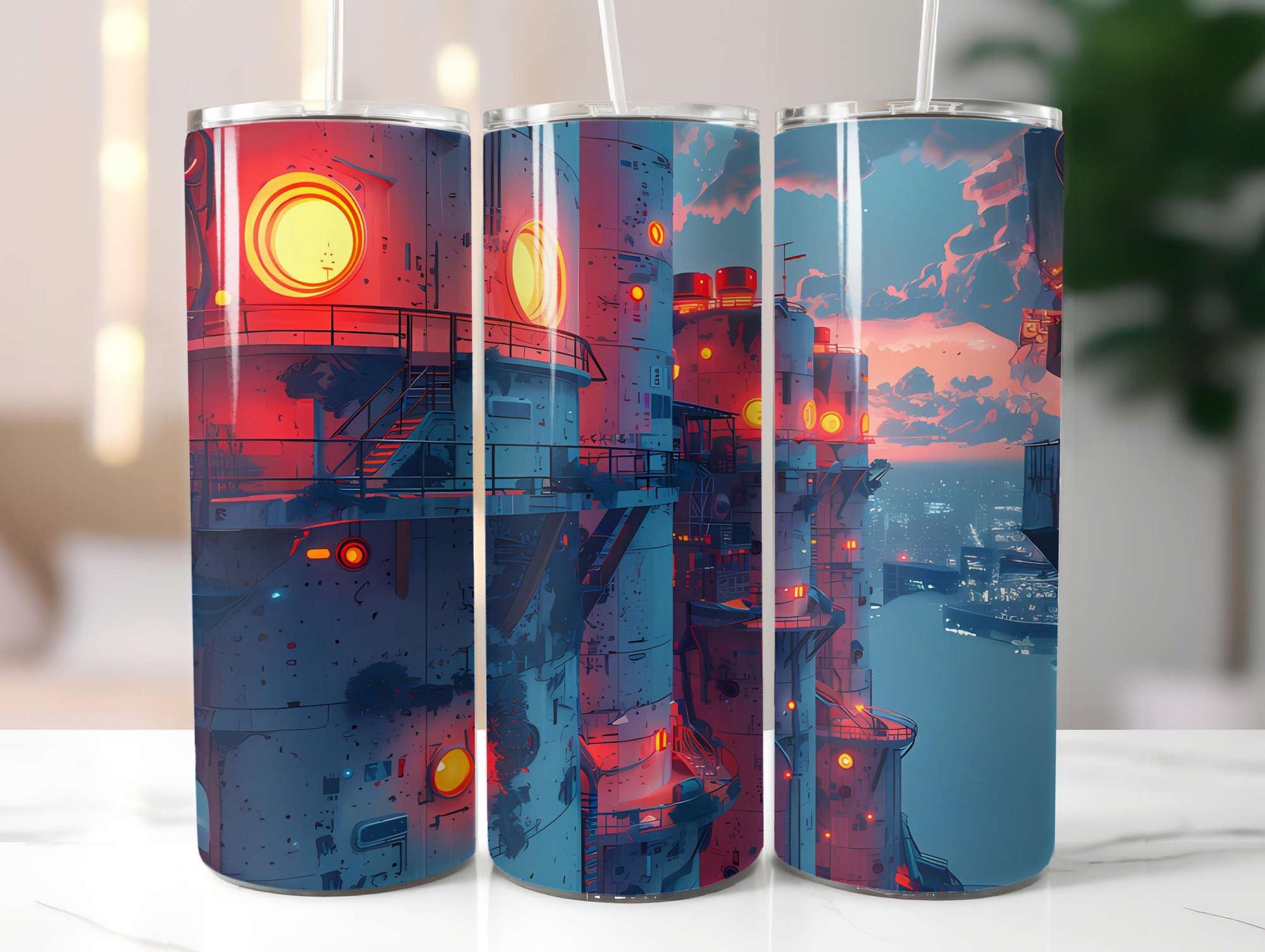 Industrial Summer 2 Tumbler Wrap - CraftNest - Digital Crafting and Art