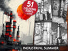 Industrial Summer Coloring Books