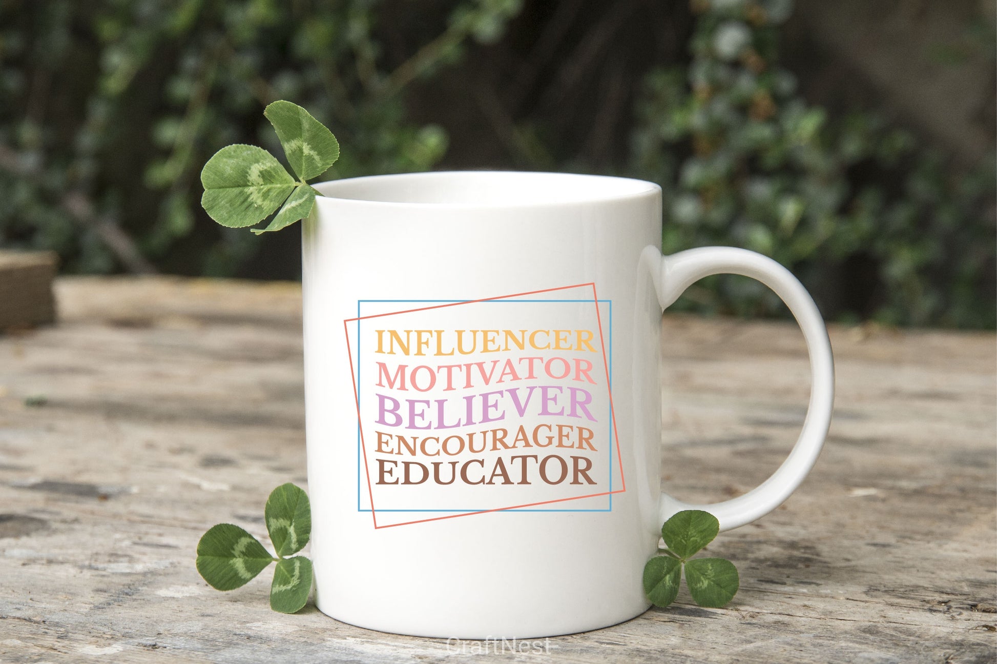 Influencer Motivator Believer Encourager Educator SVG Bundle - CraftNest - Digital Crafting and Art
