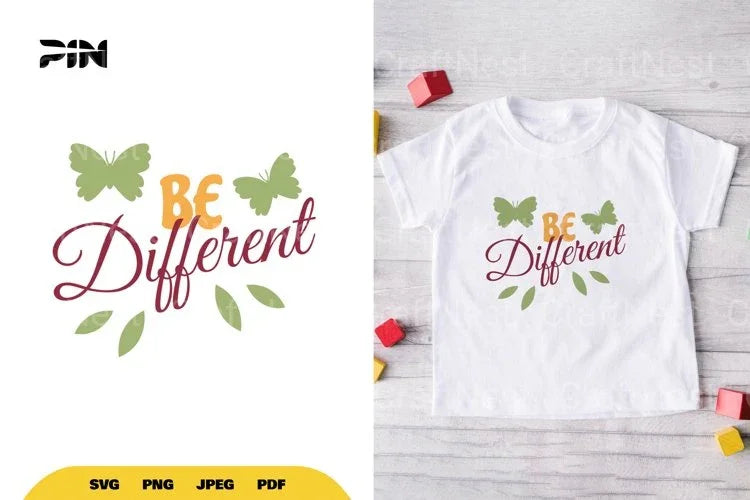 Inspirational Be Different SVG Bundle - CraftNest - Digital Crafting and Art