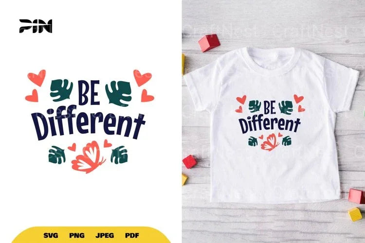 Inspirational Be Different SVG Bundle - CraftNest - Digital Crafting and Art