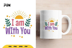 Inspirational "Am With You" SVG Bundle - CraftNest - Digital Crafting and Art