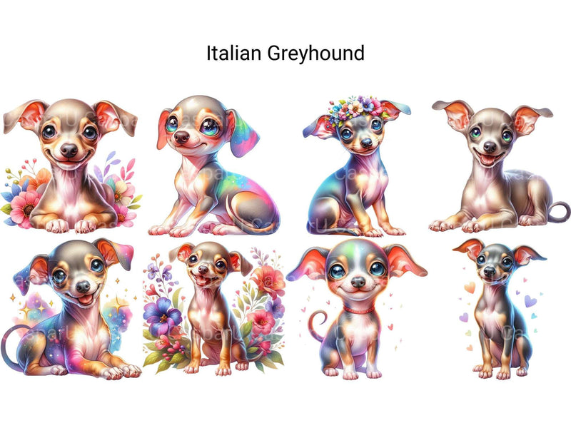 Italian Greyhound - CraftNest - Digital Crafting and Art