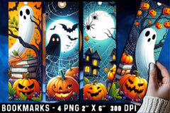 Halloween Bookmarks 4 Bundle - CraftNest - Digital Crafting and Art